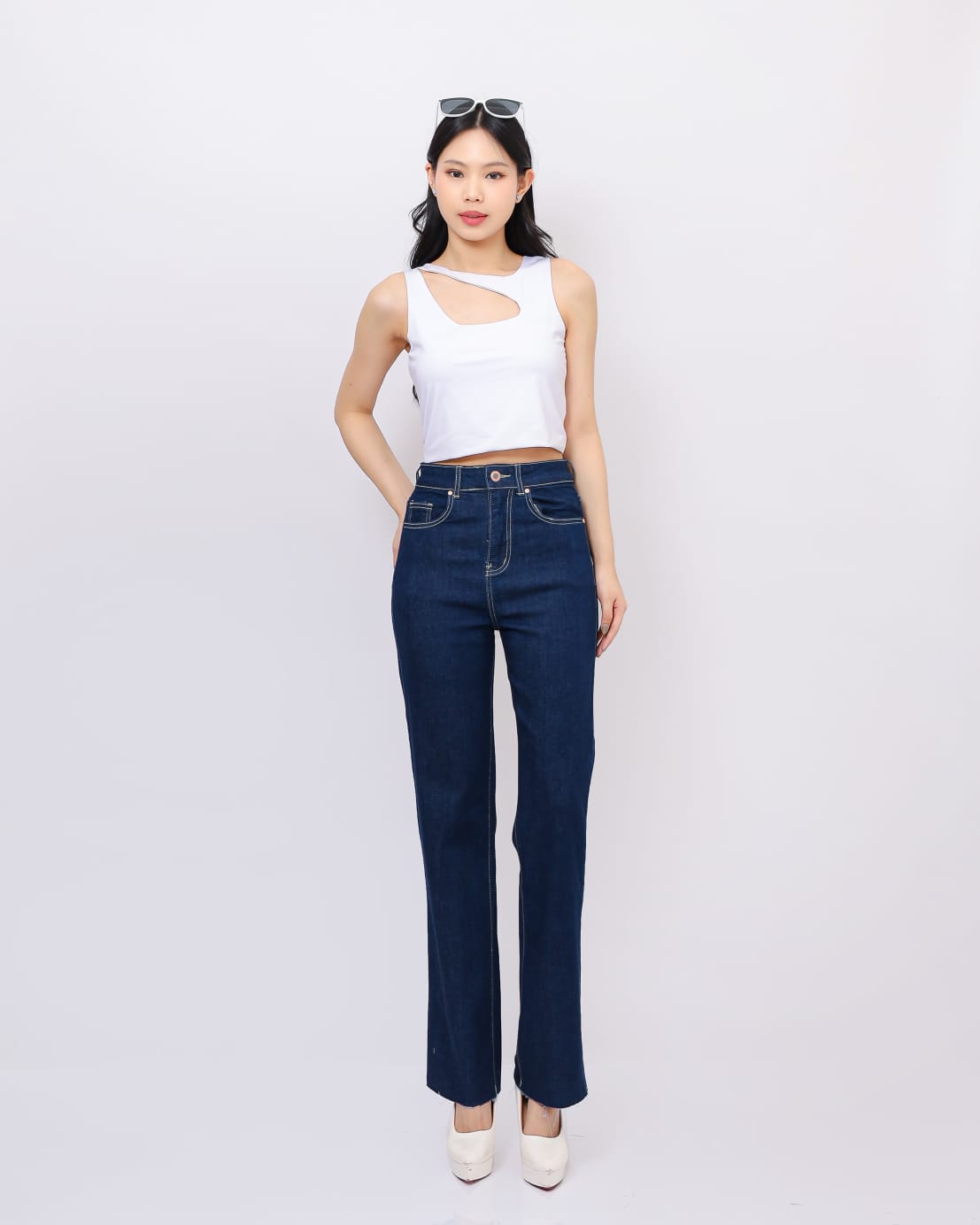 Jeans Kulot Pipa Kaki Rawis Garment