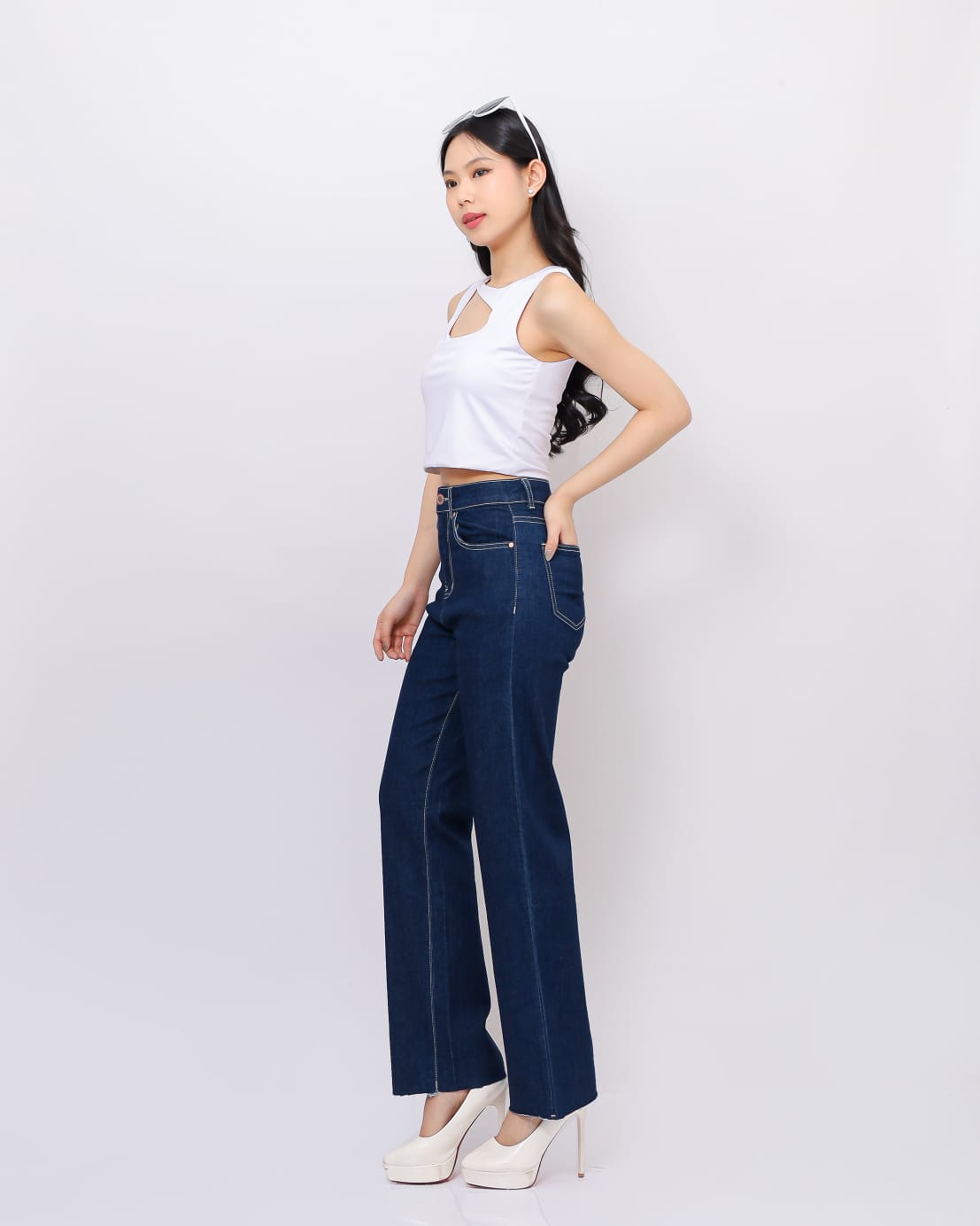 Jeans Kulot Pipa Kaki Rawis Garment