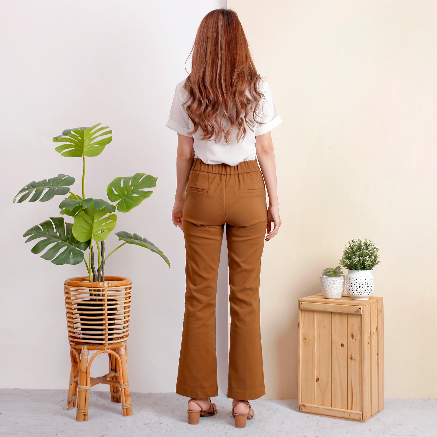 Katun HIghwaist Cutbray Stretch Premium Bronze 1