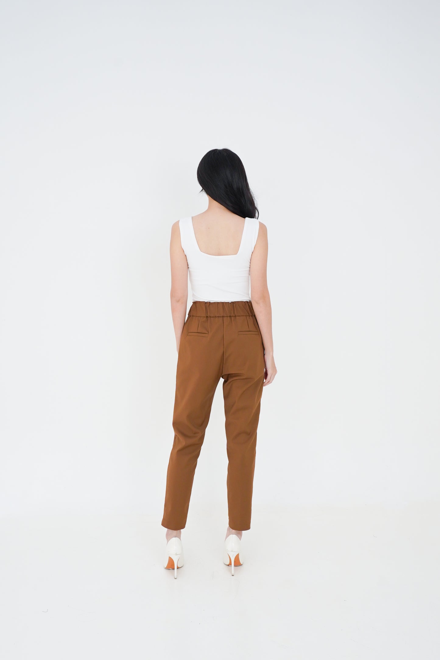 Katun Highwaist Pinggang Karet Kancing 3