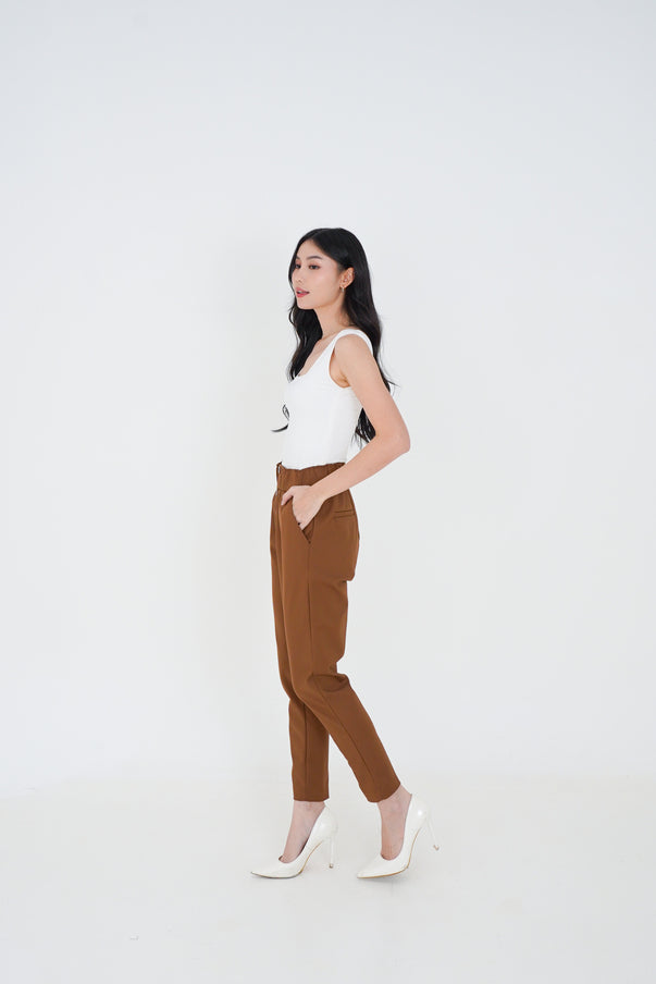 Katun Highwaist Pinggang Karet Kancing 3