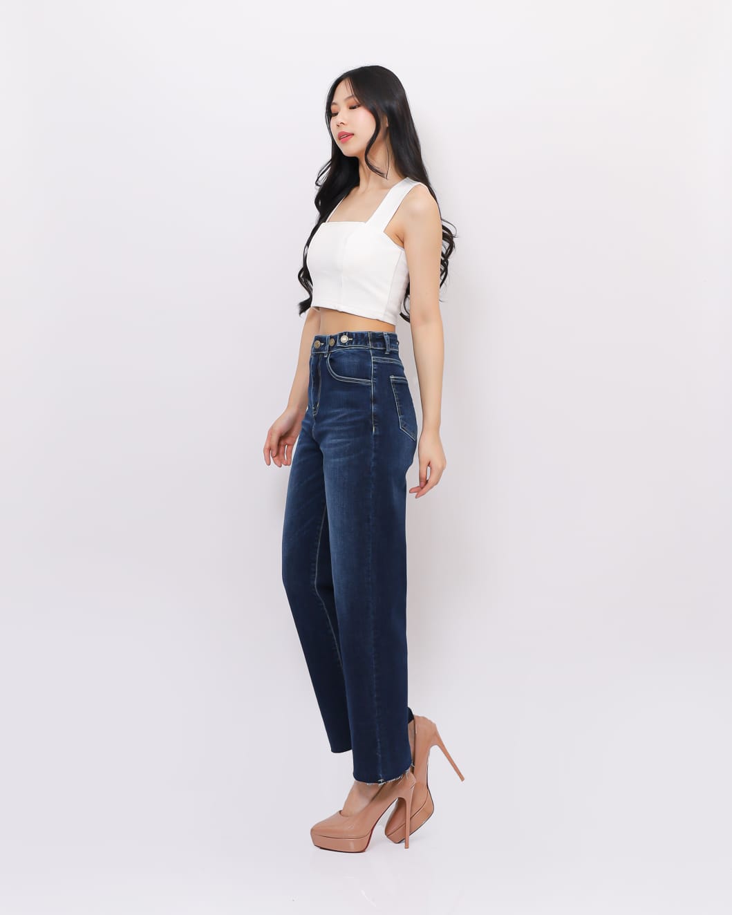 Kulot Aurora Straight Cut Highwaist Stretch Enzim Bio