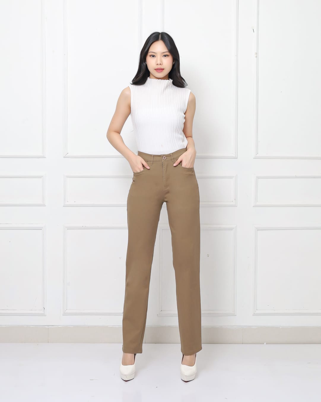 Celana Kulot Stretch Maude
