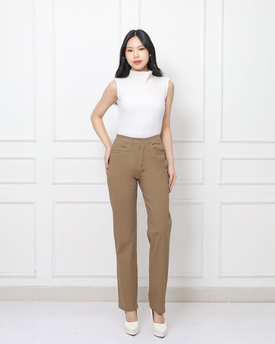 Celana Kulot Stretch Maude