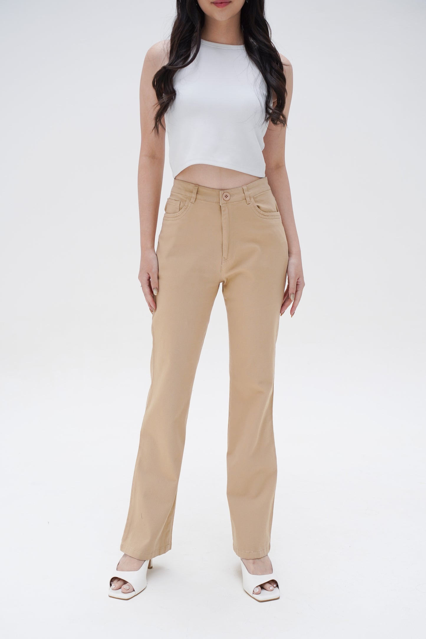 Celana Cutbray Highwaist Katun