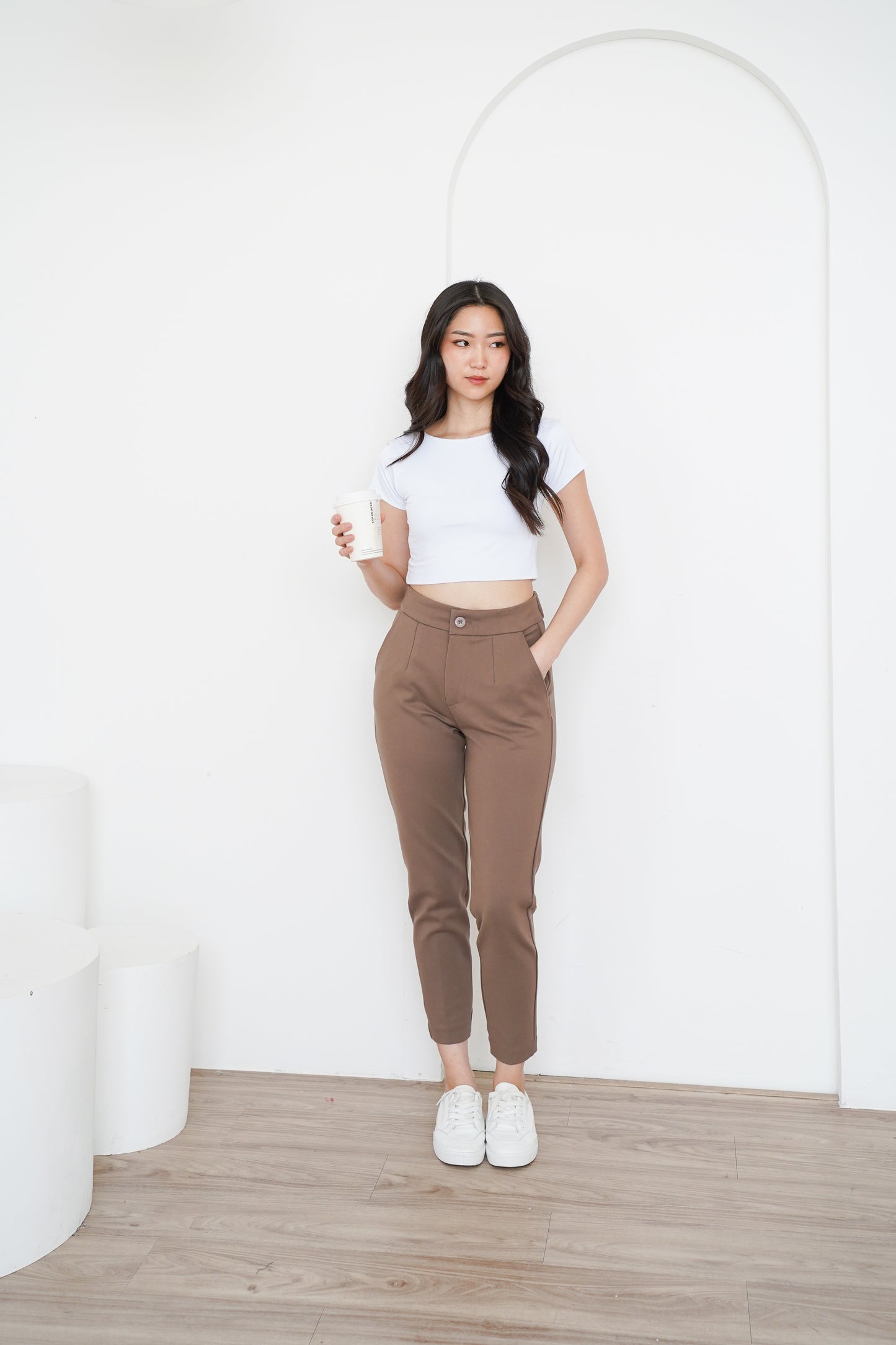 Celana Panjang Slim Bahan Kaos Cool Korea