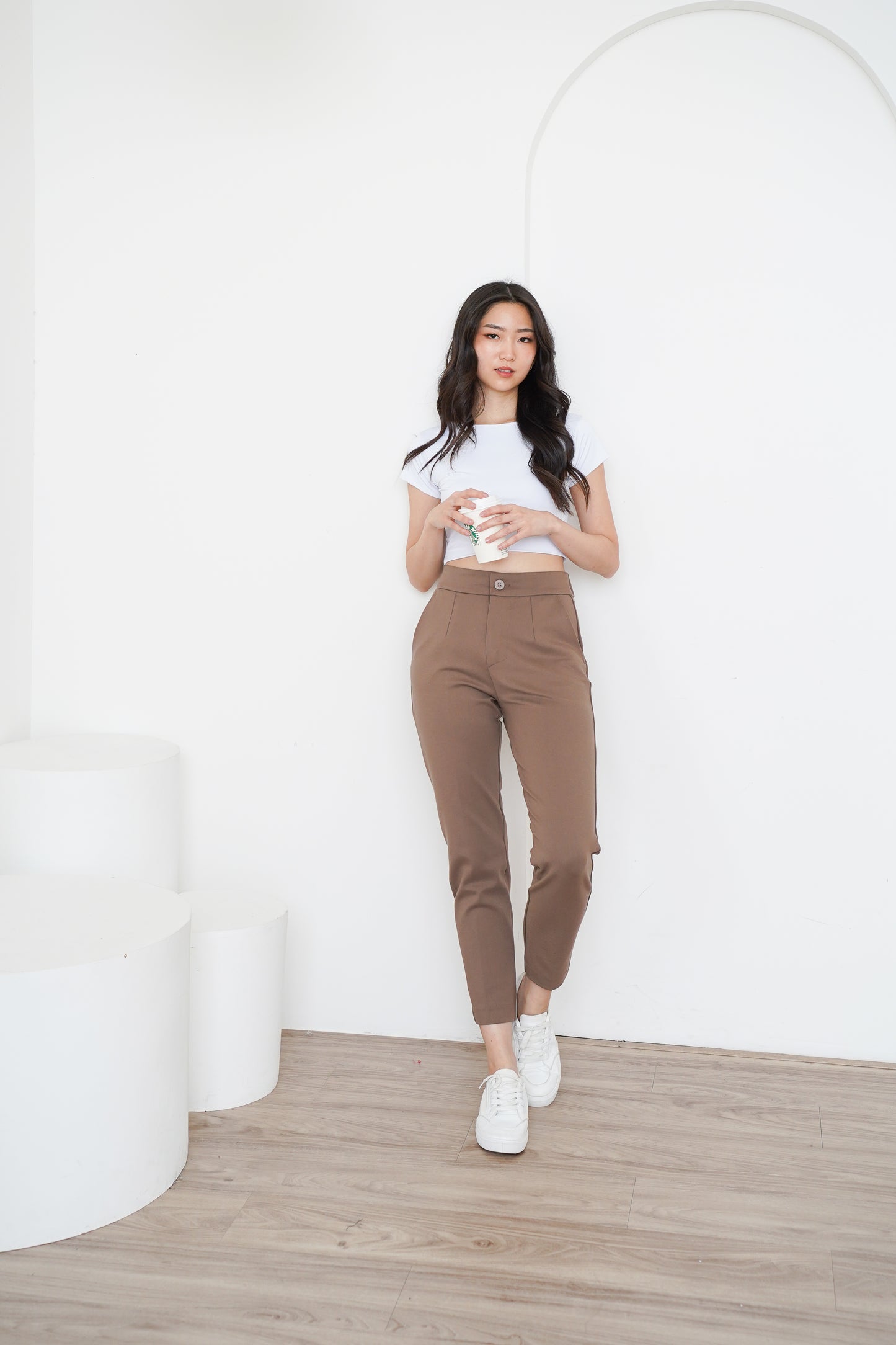 Celana Panjang Slim Bahan Kaos Cool Korea
