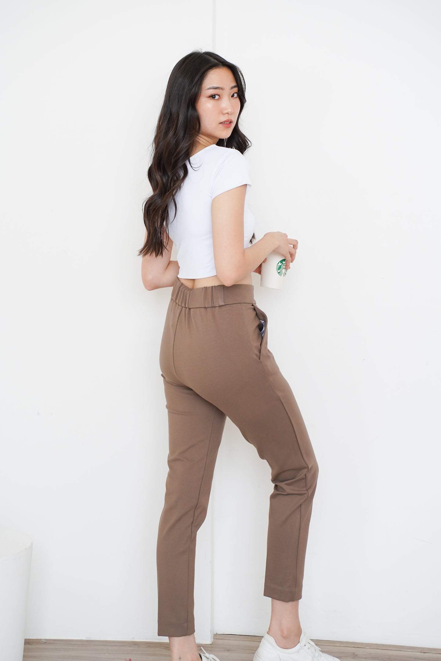 Celana Panjang Slim Bahan Kaos Cool Korea