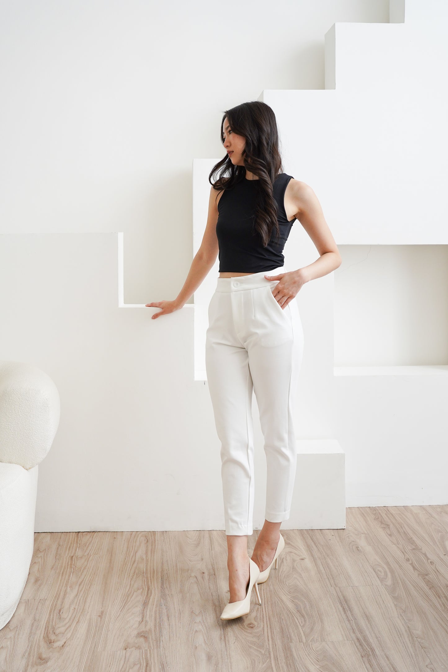 Celana Panjang Slim Bahan Kaos Cool Korea
