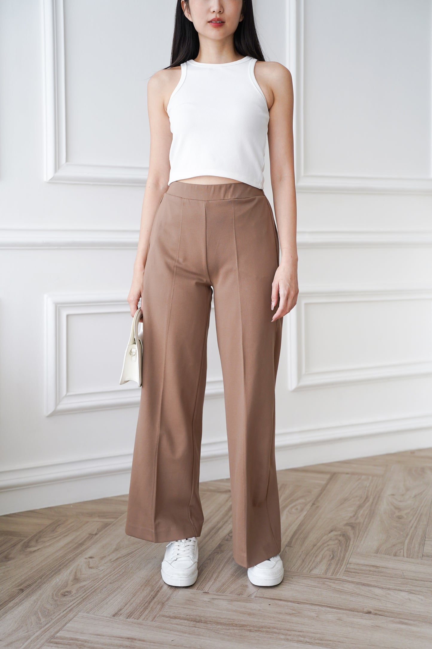 Celana Kulot Danielle Highwaist Pinggang Karet