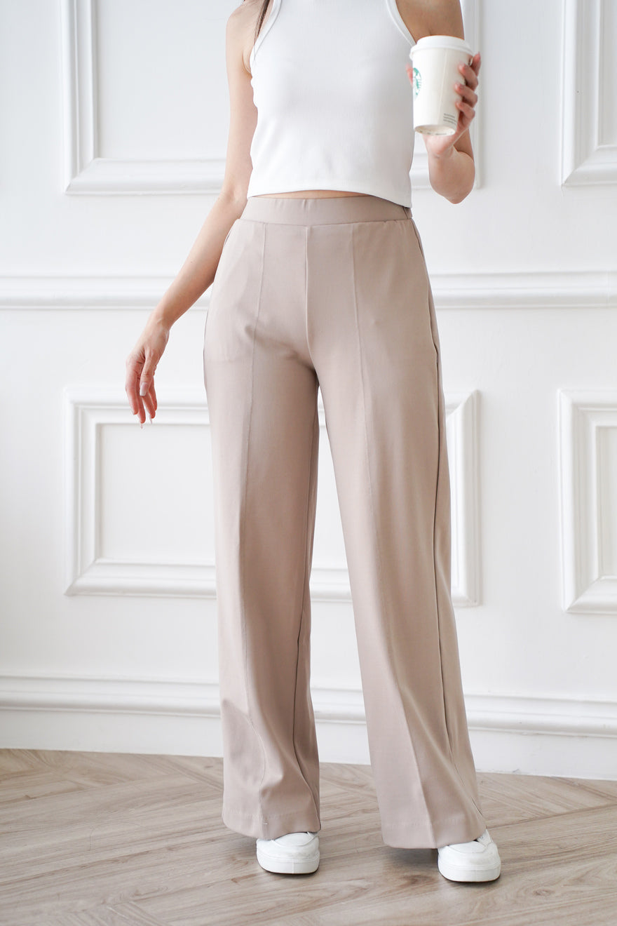 Celana Kulot Danielle Highwaist Pinggang Karet