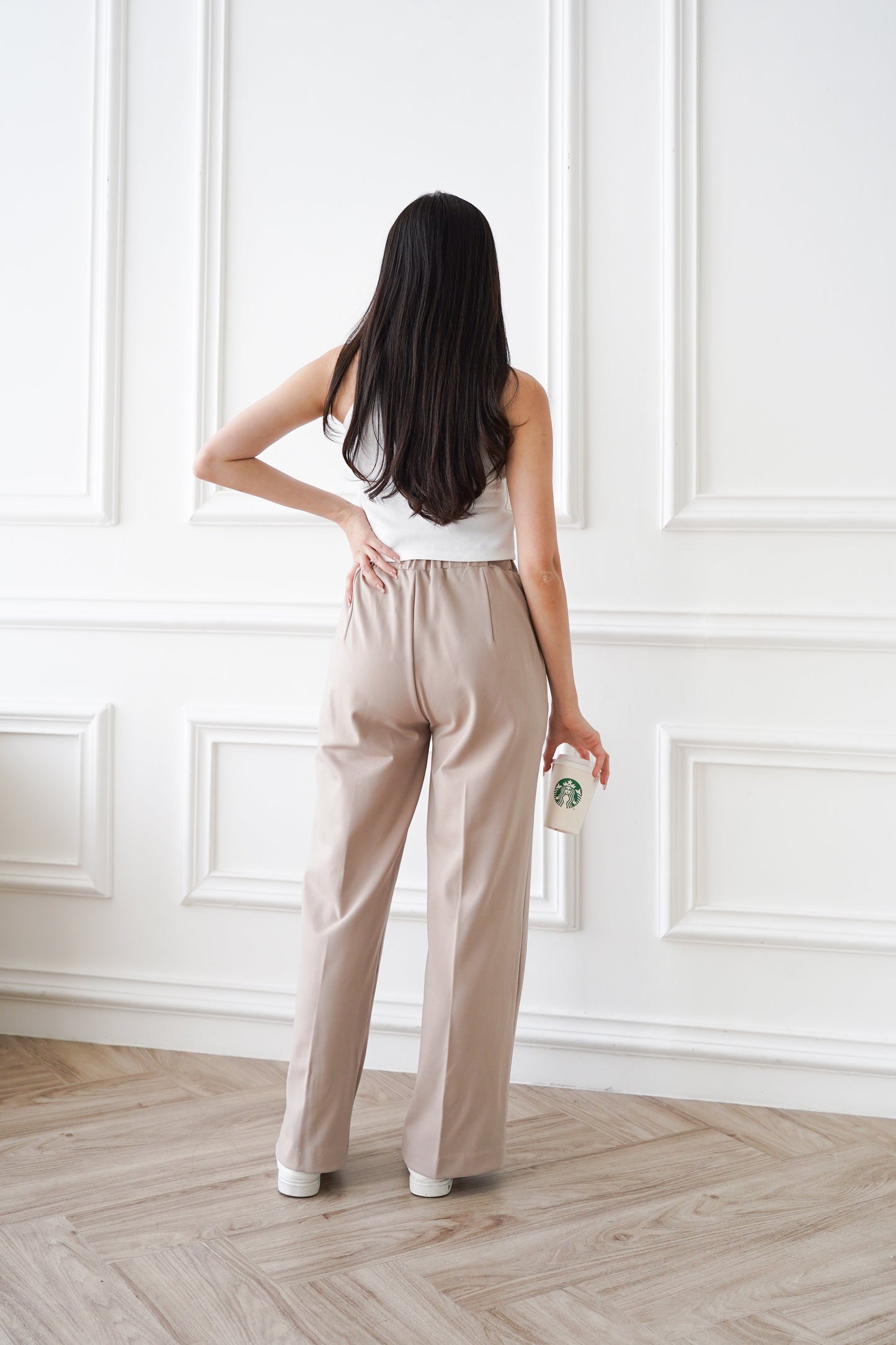 Celana Kulot Danielle Highwaist Pinggang Karet