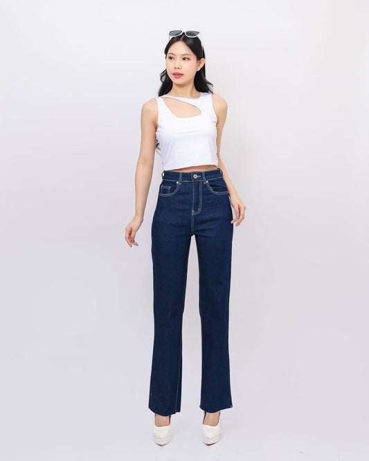 Jeans Kulot Pipa Kaki Rawis Garment