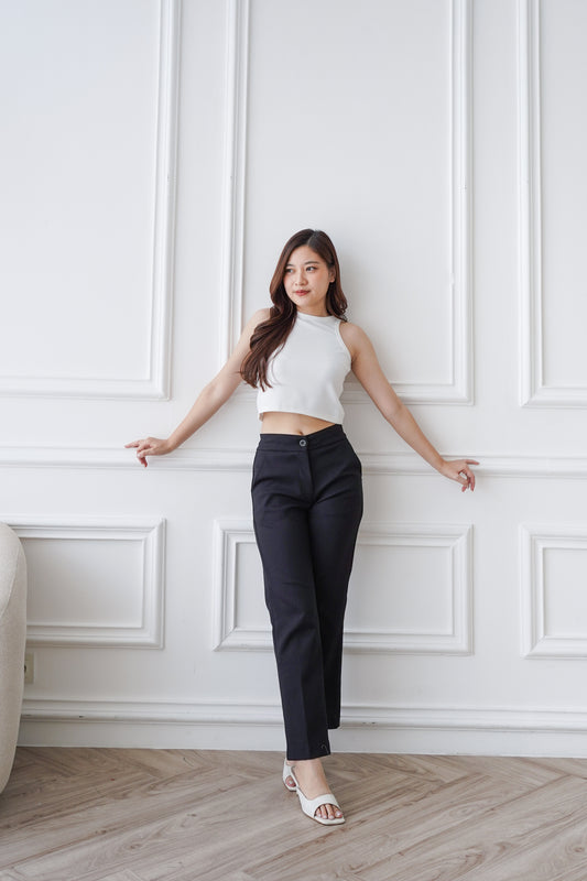 Katun High Waist Kulot Stretch Premium
