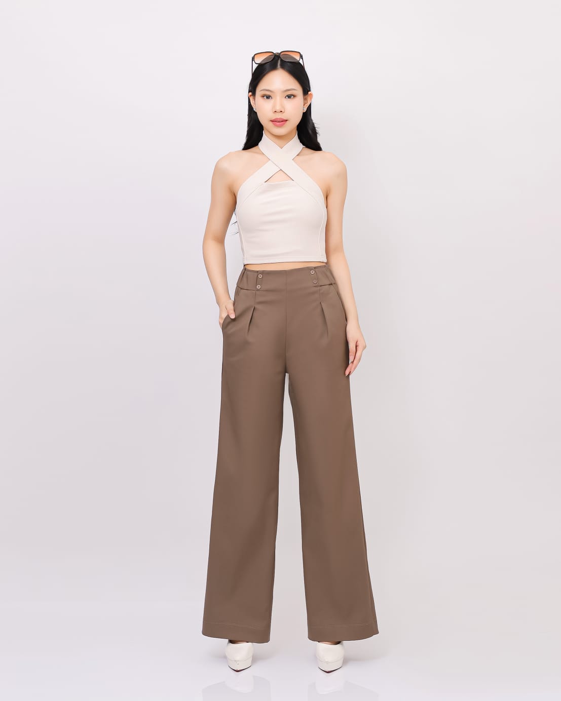 Celana Katun Kulot Skena Kancing 4