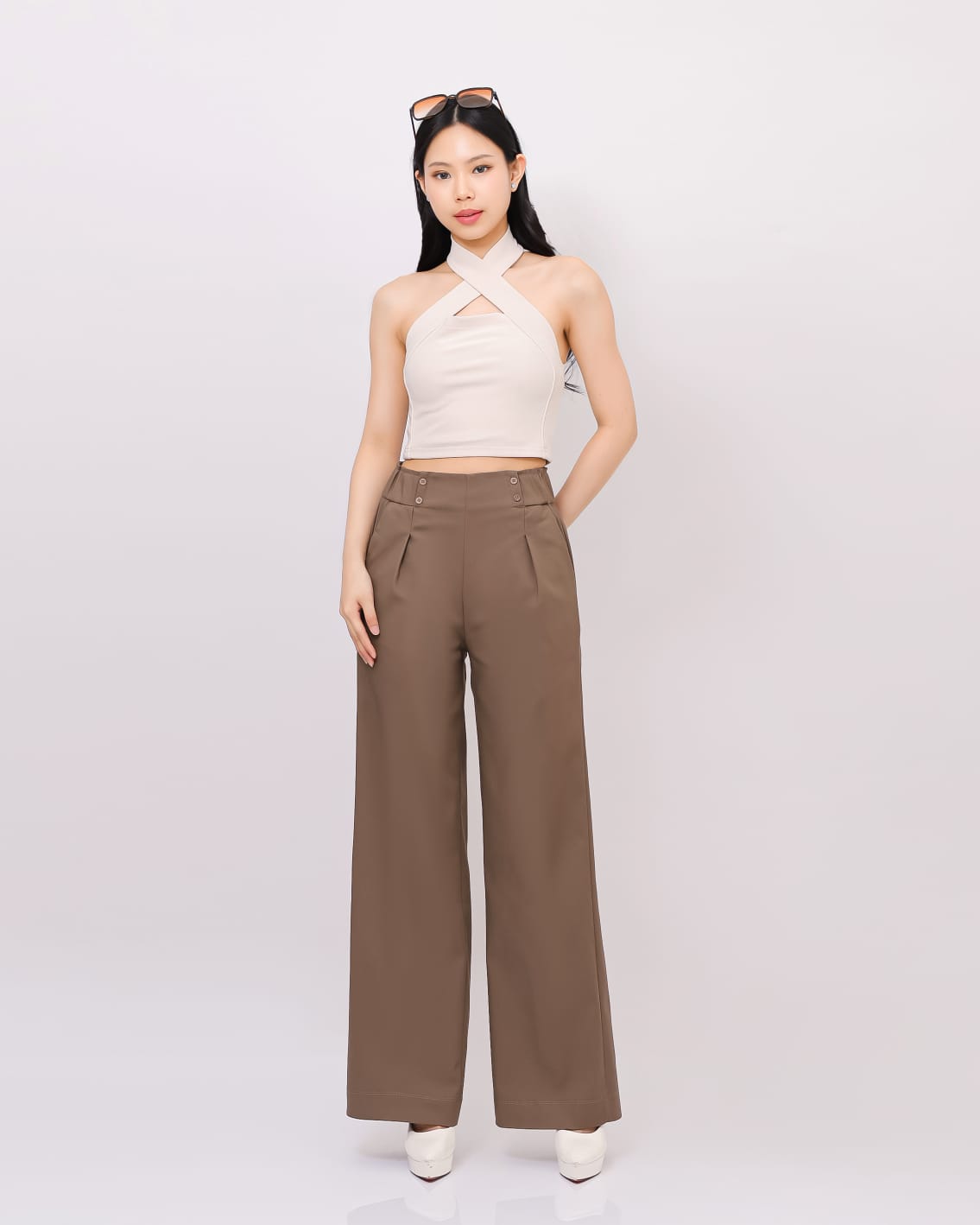 Celana Katun Kulot Skena Kancing 4