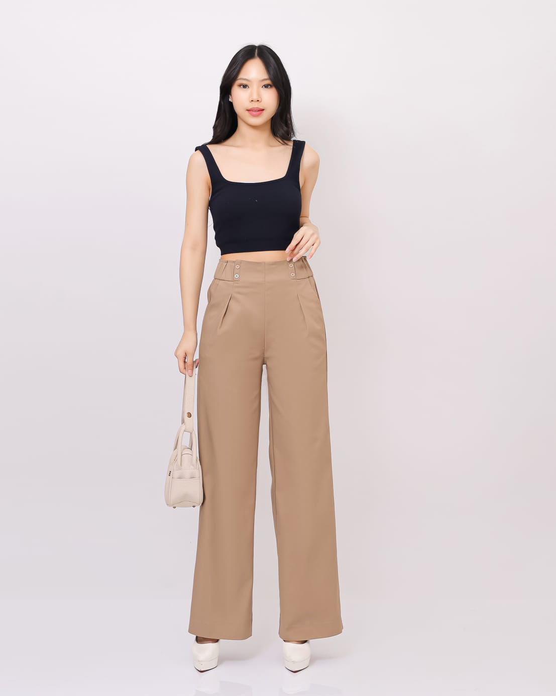 Celana Katun Kulot Skena Kancing 4