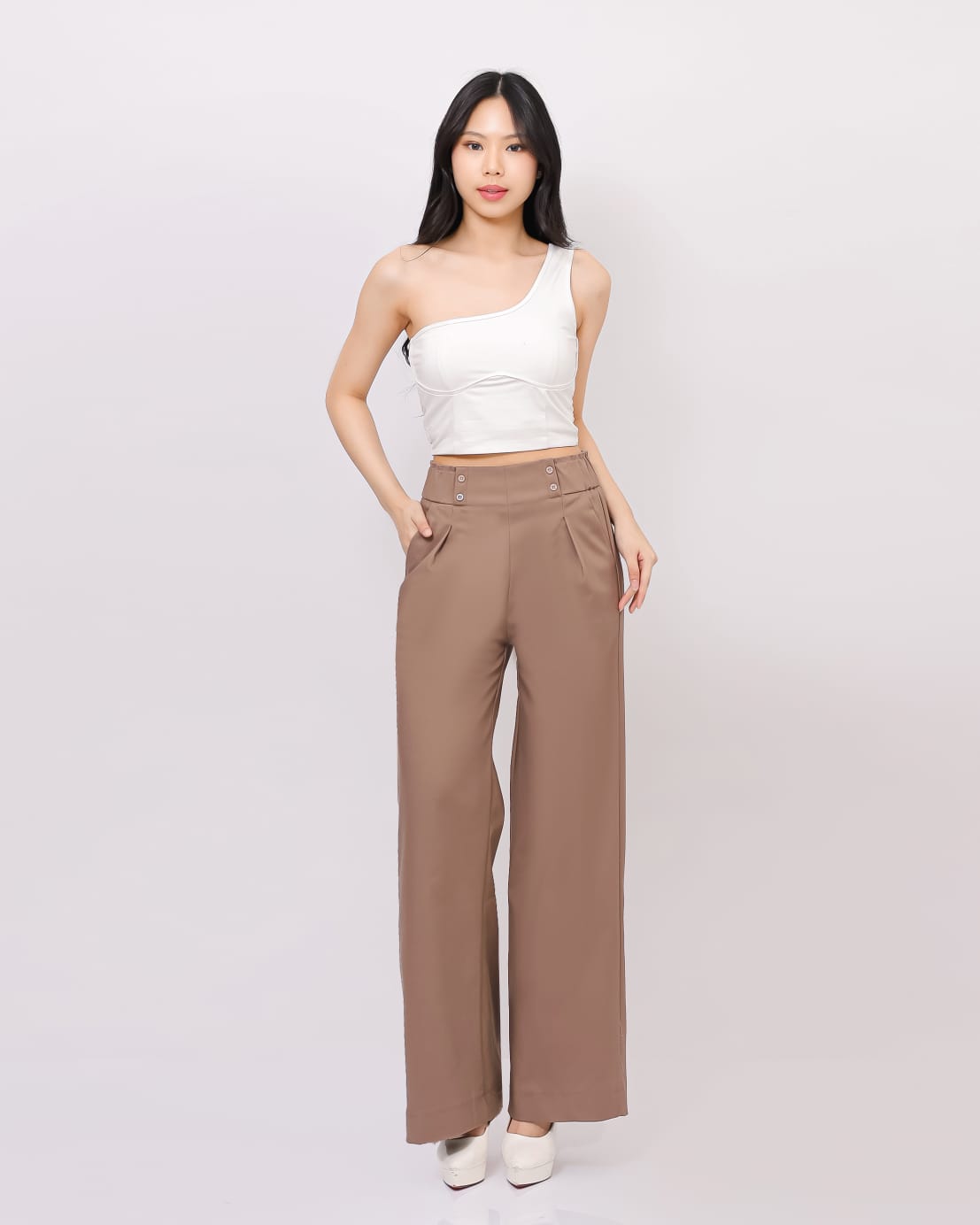 Celana Katun Kulot Skena Kancing 4