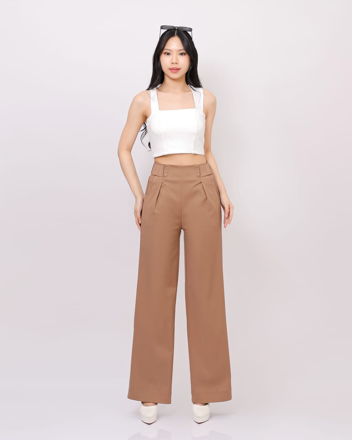 Celana Katun Kulot Skena Kancing 4