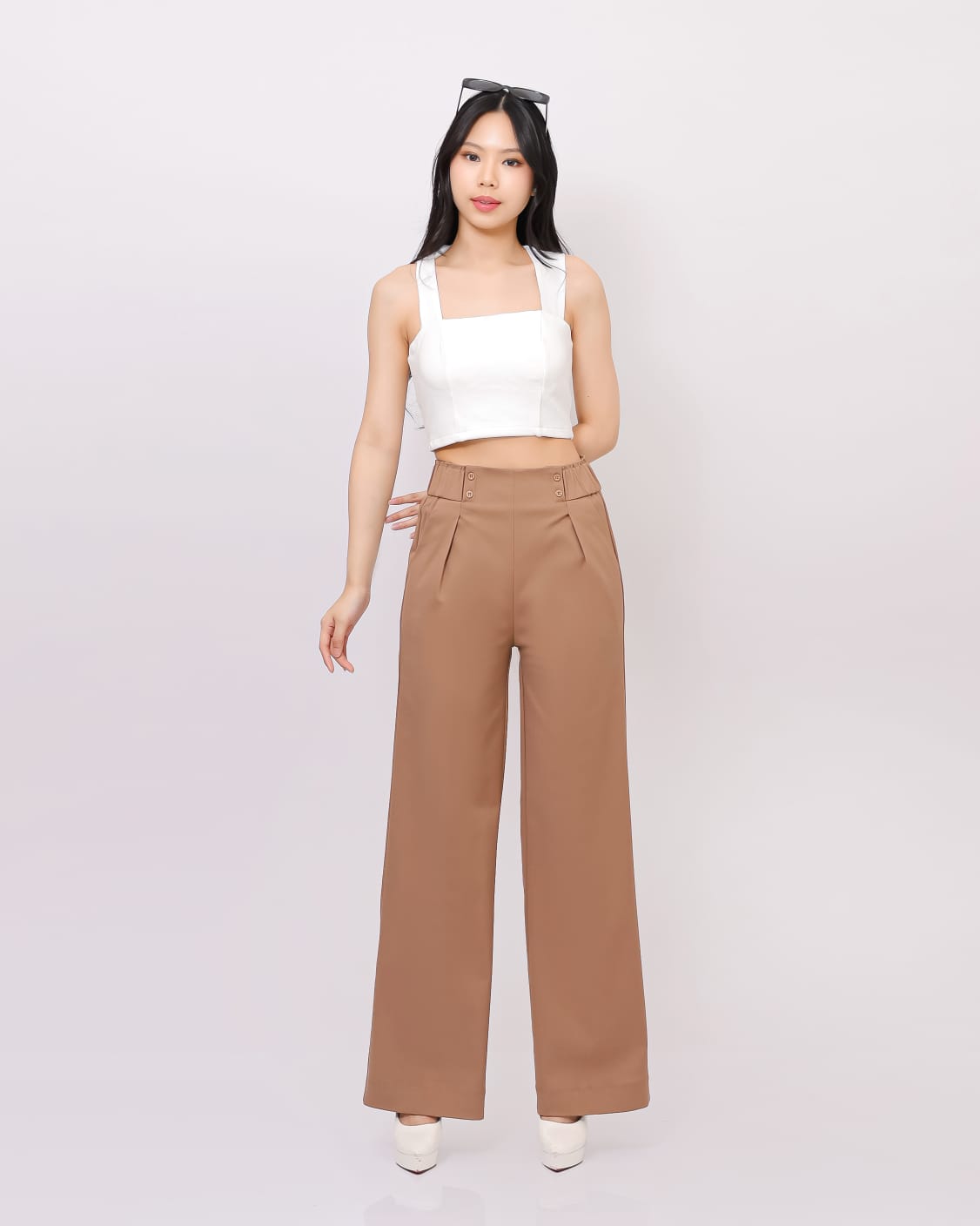 Celana Katun Kulot Skena Kancing 4