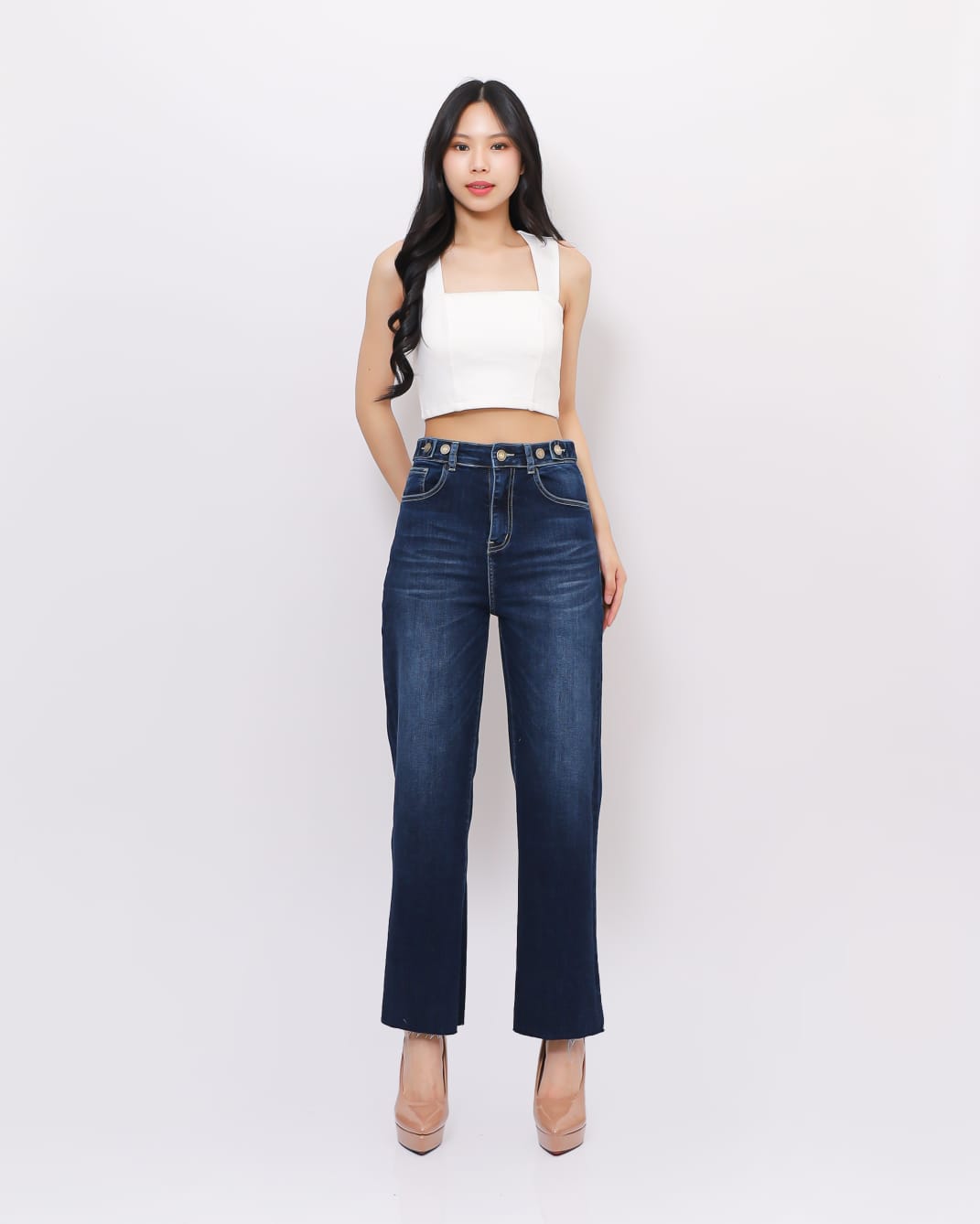Kulot Aurora Straight Cut Highwaist Stretch Enzim Bio