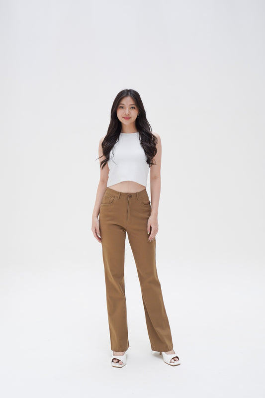 Celana Cutbray Highwaist Katun
