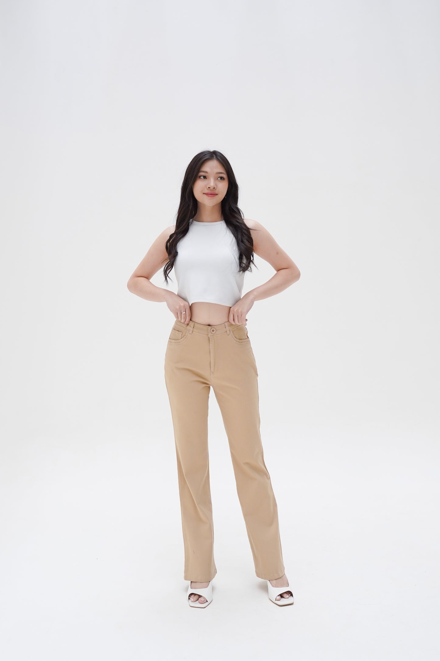Celana Cutbray Highwaist Katun