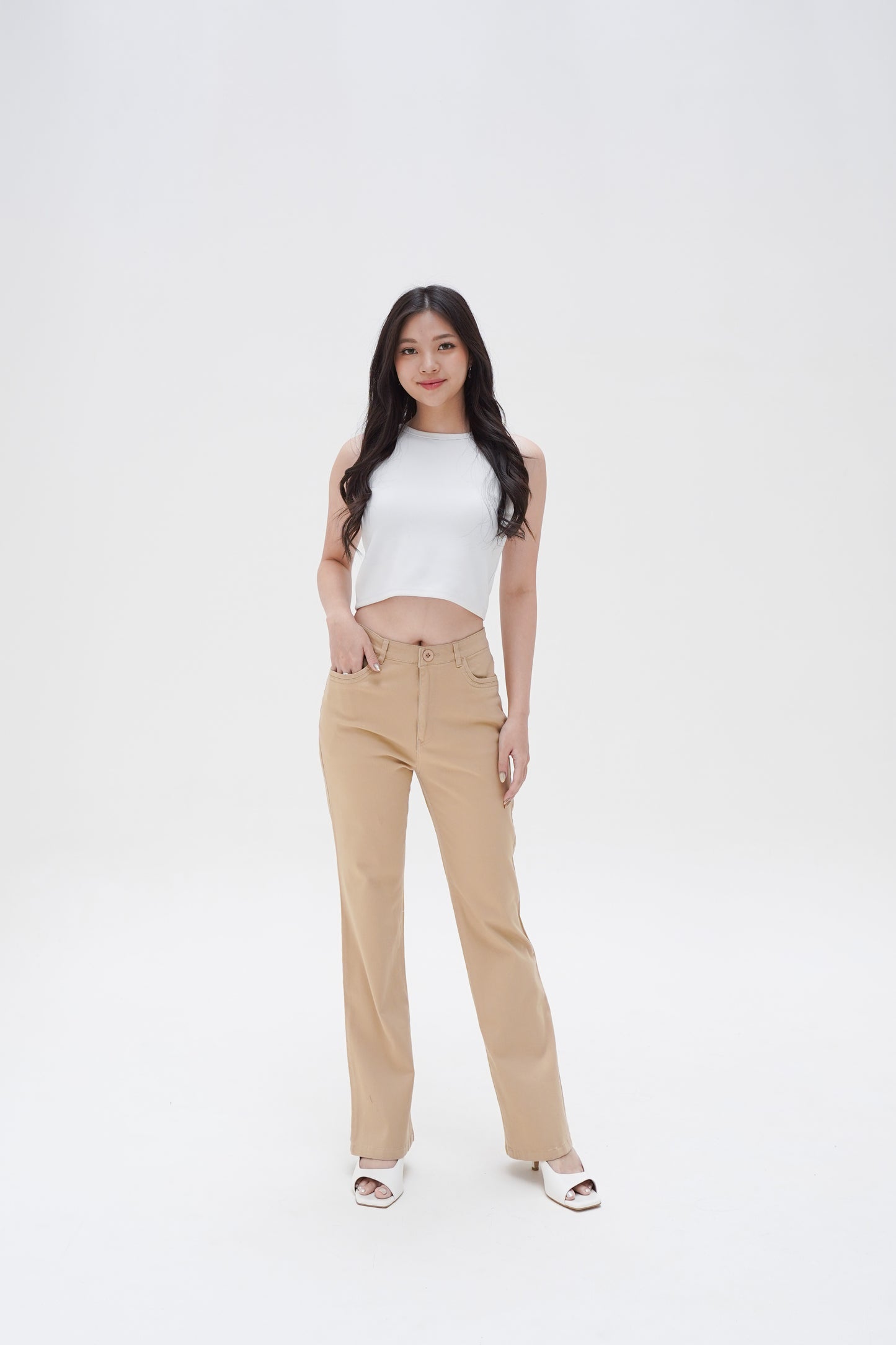 Celana Cutbray Highwaist Katun