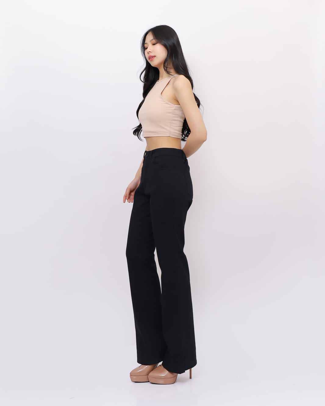 Celana Cutbray Highwaist Katun