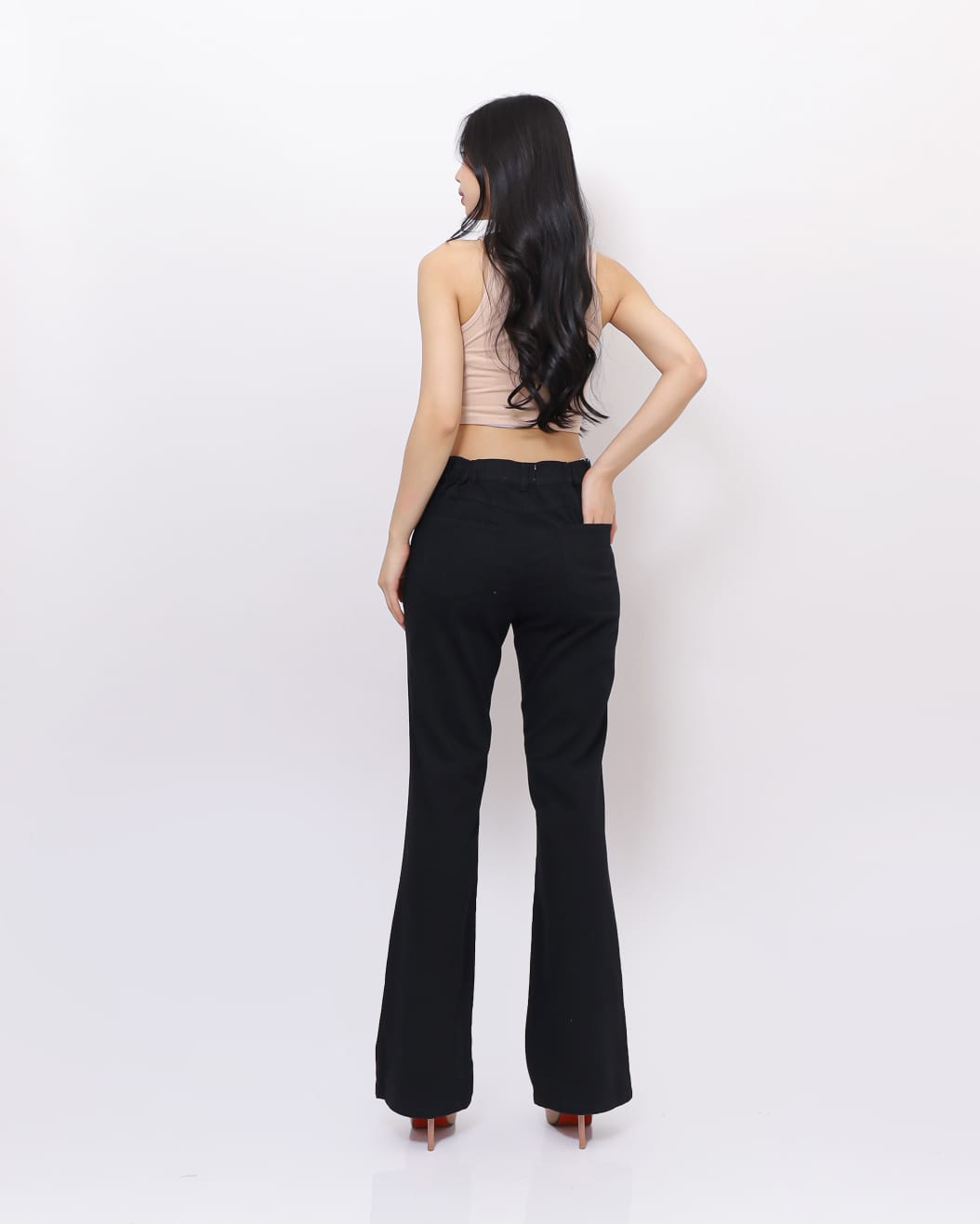 Celana Cutbray Highwaist Katun