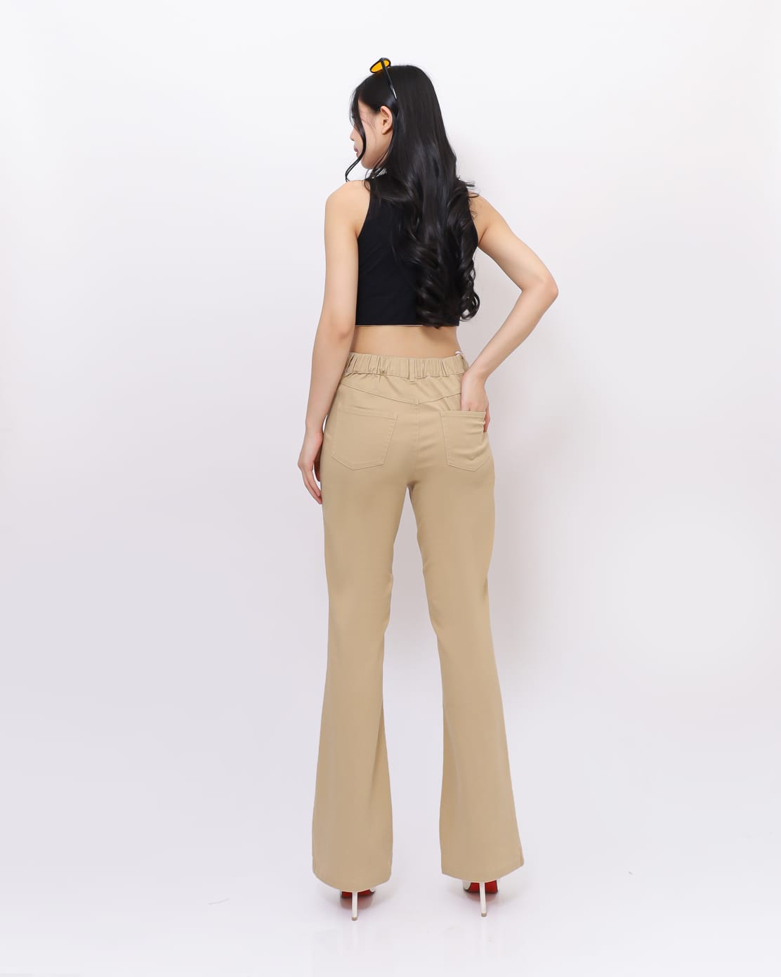 Celana Cutbray Highwaist Katun
