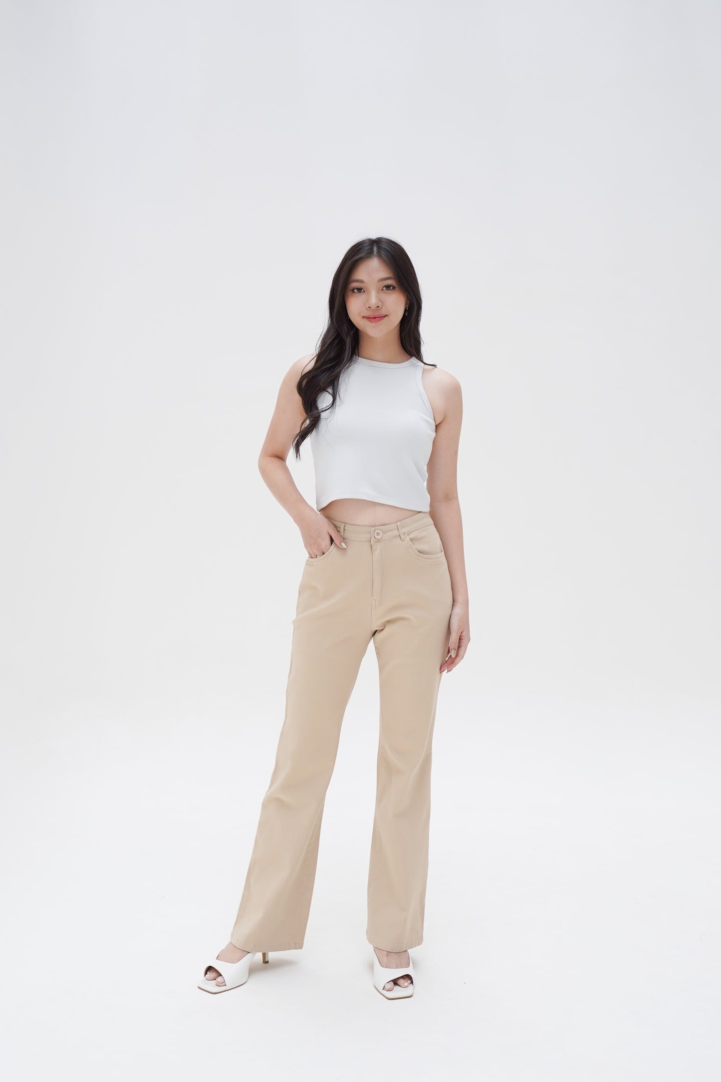 Celana Cutbray Highwaist Katun