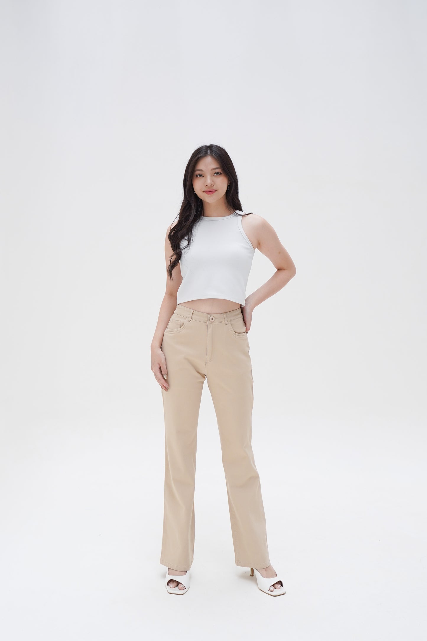 Celana Cutbray Highwaist Katun