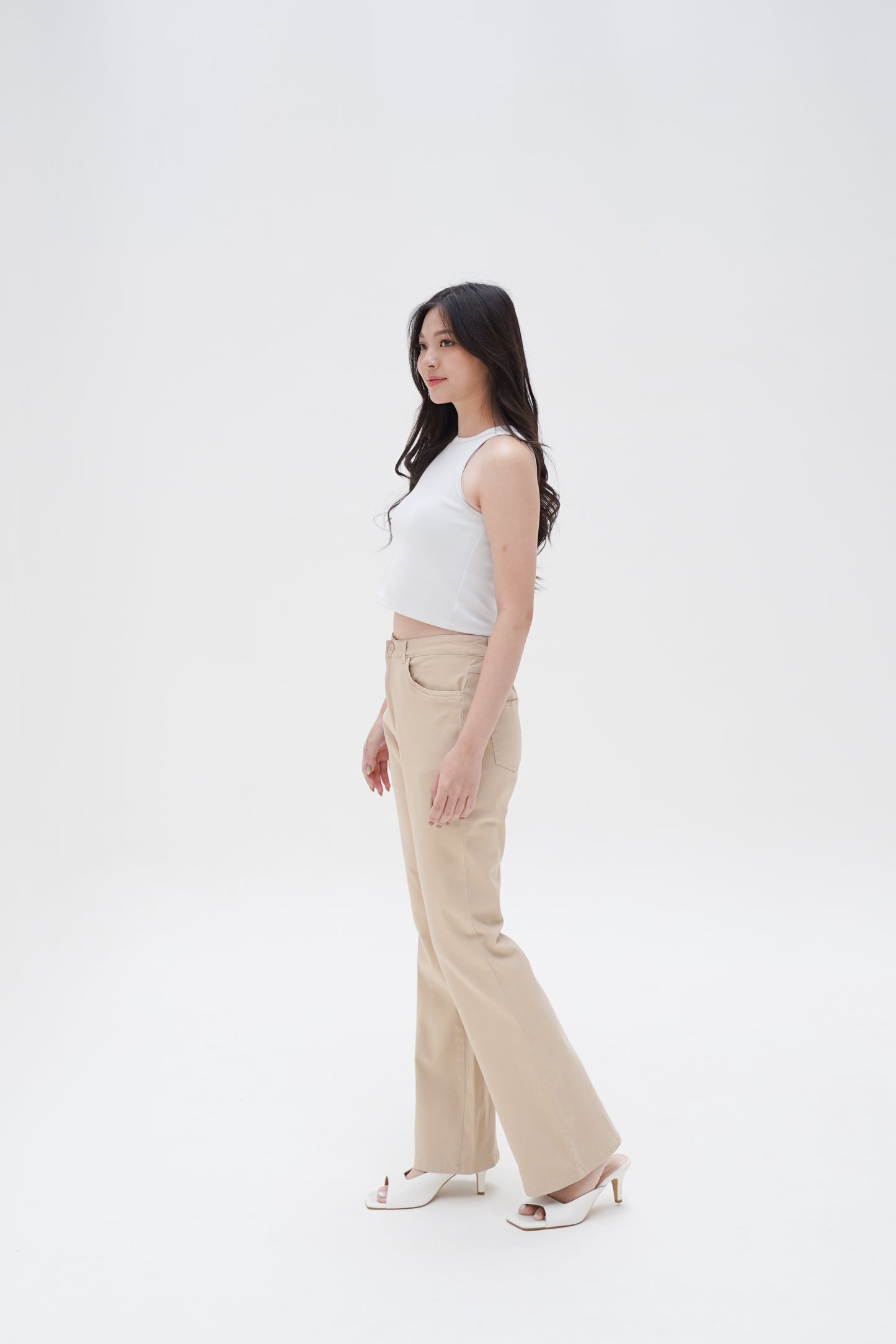 Celana Cutbray Highwaist Katun