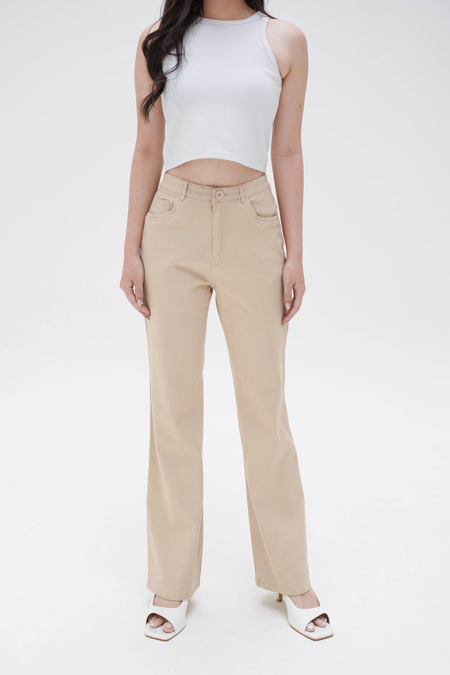 Celana Cutbray Highwaist Katun