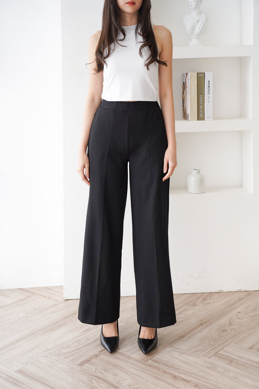 Celana Kulot Danielle Highwaist Pinggang Karet